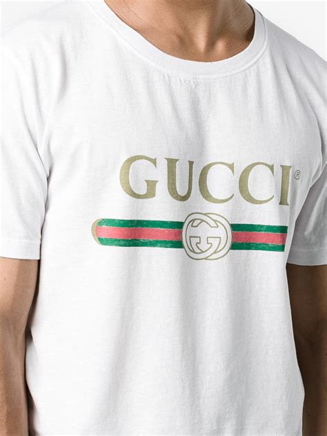 gucci white t shirt fake|authentic Gucci men tee shirts.